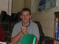 Matt Roy looking like a Ferret